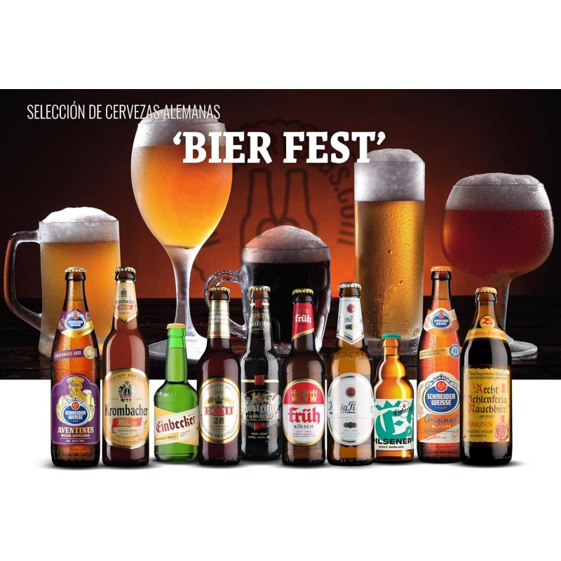 Pack "Bier Fest", Cervezas Alemanas 10 botellas