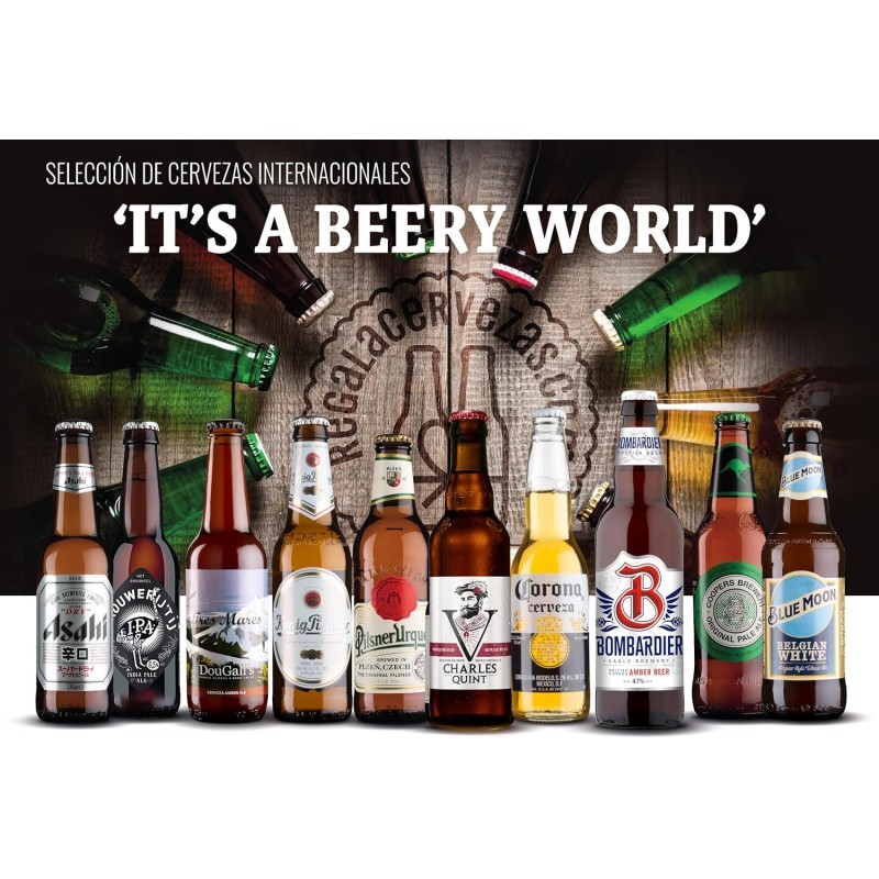 Pack "It.s a Berry World", Cervezas Internacionales 10 botellas
