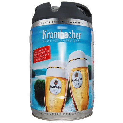Barril de cerveza Krombacher Pils Easy Zapf 5 litros
