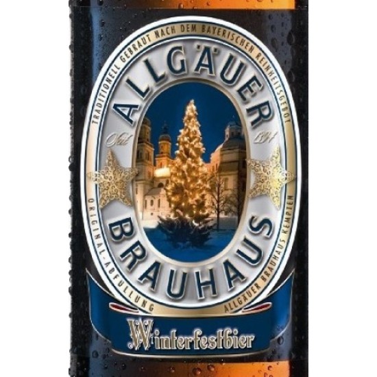 Allgäuer Winterfestbier - Cerveza Alemana Temporada Navidad 50cl