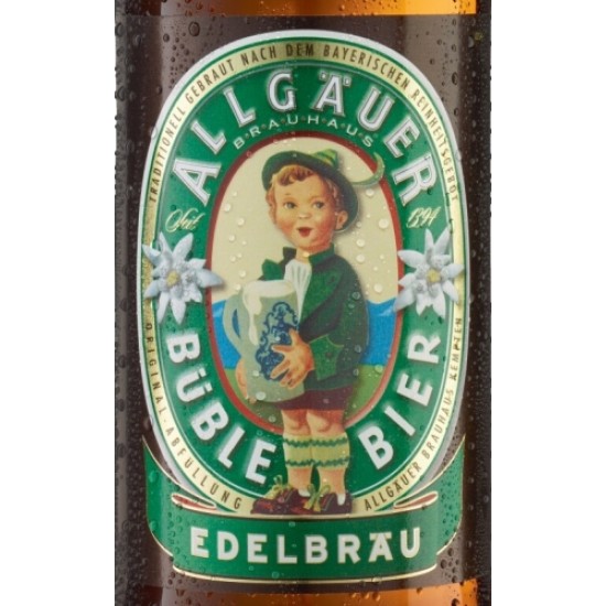 Allgauer Buble Bier Edelbrau - Cerveza Alemana Kellerbier 50cl