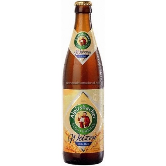 Alpirsbacher Weizen Hefe Hell - Cerveza Alemana Trigo 50cl