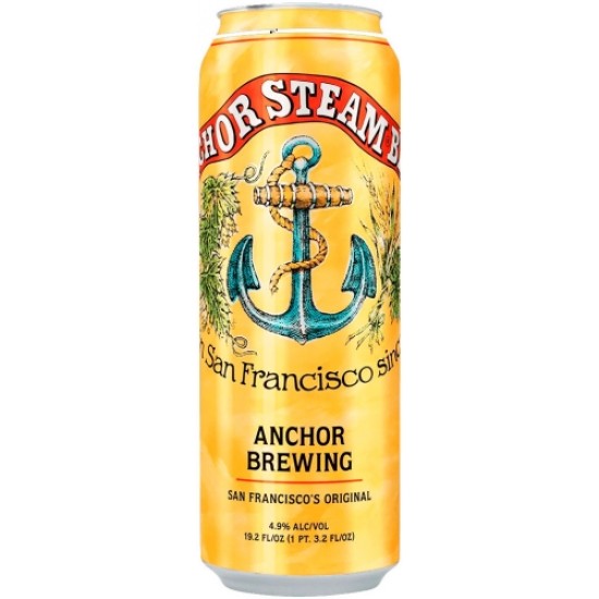 Anchor Steam Beer Cerveza Estadounidense Lager Ámbar 56.2 Cl