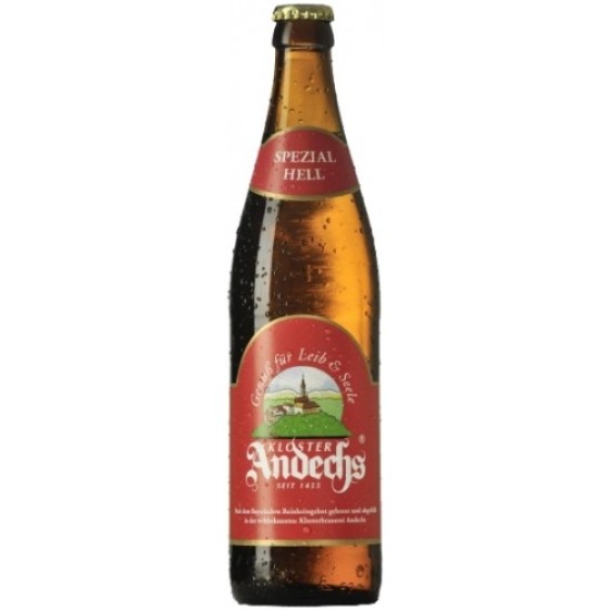 Kloster Andechs Spezial Hell - Cerveza Alemana Munich Helles Lager 50cl
