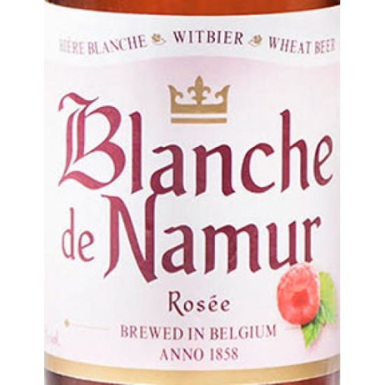 Blanche de Namur Rosee Cerveza Belga Lambic Frambuesa 25 Cl