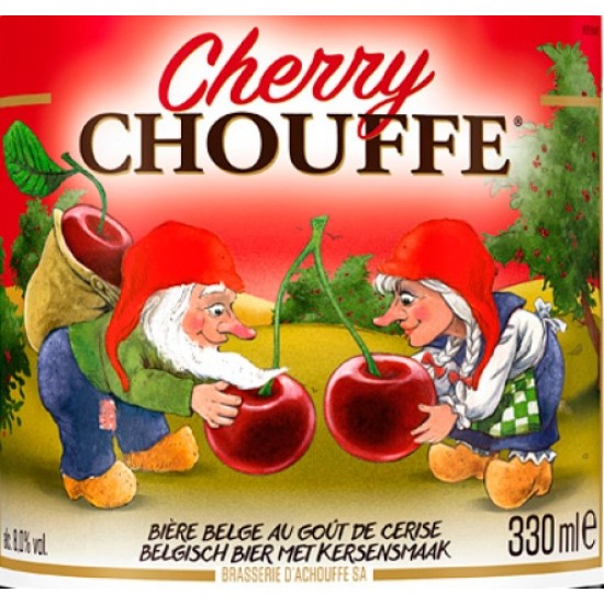 Cherry Chouffe Cerveza Belga Lambic Cereza 33 Cl