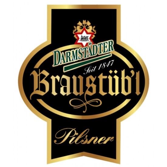 Darmstädter Braustübl Pilsner - Cerveza Alemana Pilsner 33cl