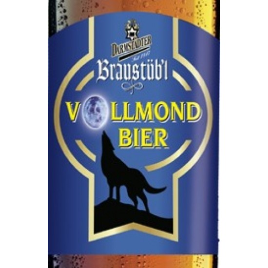 Darmstädter Braustübl Vollmondbier - Cerveza Alemana Keller 33cl