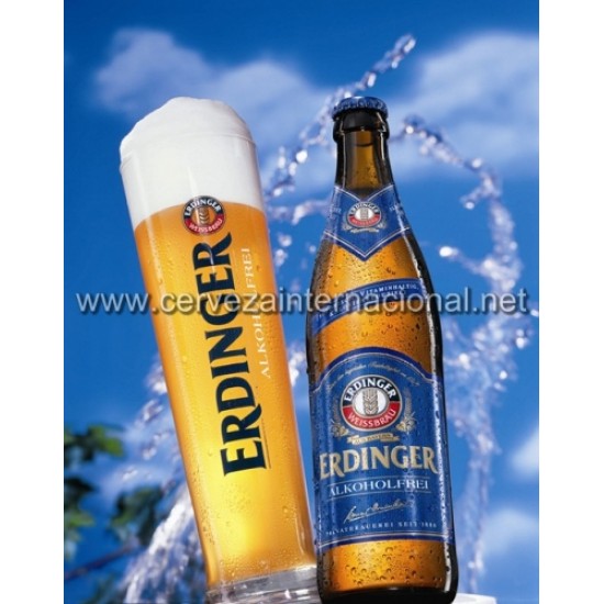 Erdinger Alkoholfrei - Cerveza Alemana Sin Alcohol 50cl