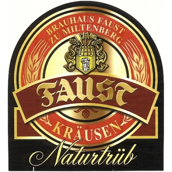 Faust Krausen Naturtrüb - Cerveza Alemana Kellerbier 50cl