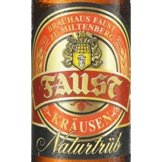 Faust Krausen Naturtrüb - Cerveza Alemana Kellerbier 50cl