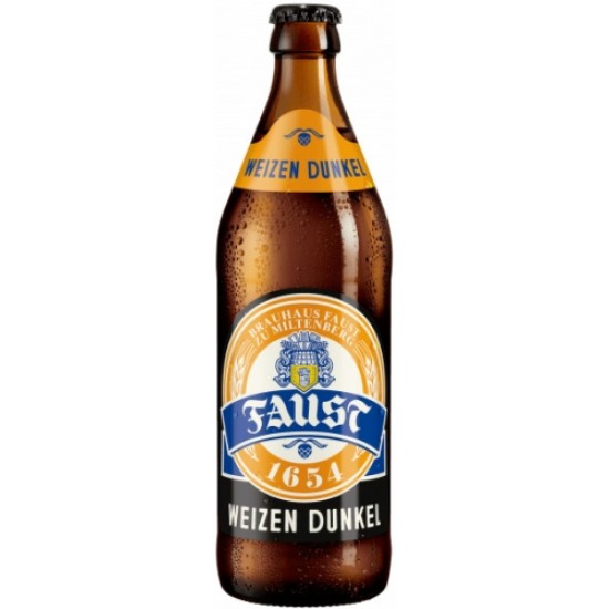 Faust Weizen Dunkel - Cerveza Alemana Trigo Tostada 50cl