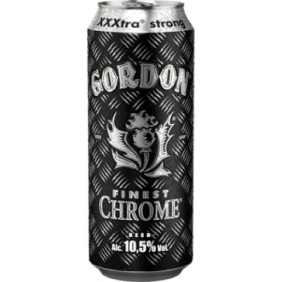 Gordon Finest Chrome - Cerveza Belga Lager Lata 50cl