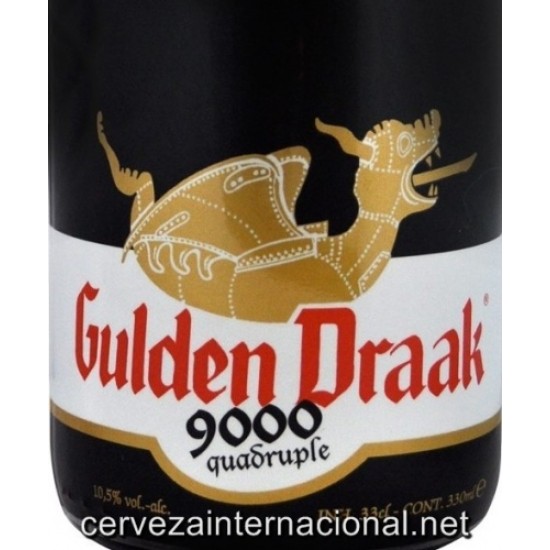 Gulden Draak 9000 Quadruple - Cerveza Belga Abadia Quadruple 33cl