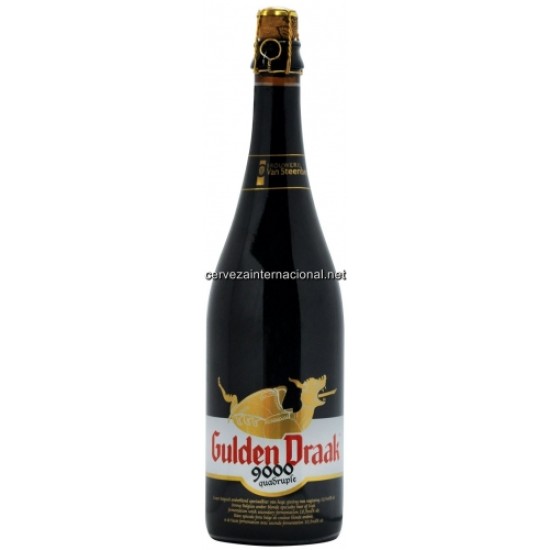 Gulden Draak 9000 Quadruple - Cerveza Belga Abadia Quadruple 75cl