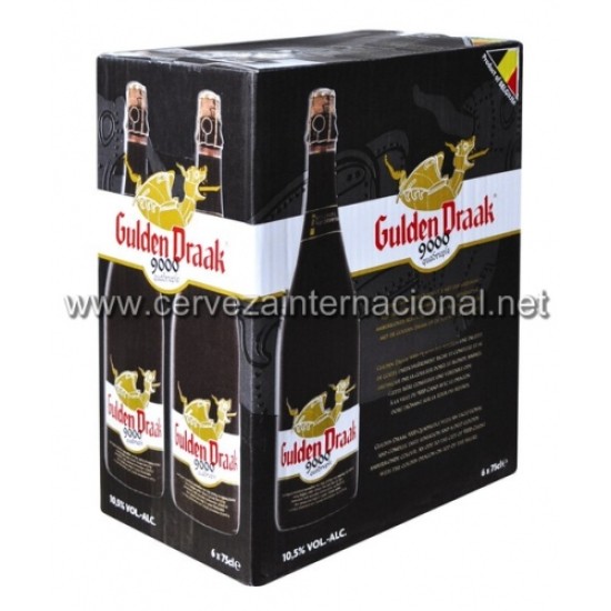 Gulden Draak 9000 Quadruple - Cerveza Belga Abadia Quadruple 75cl