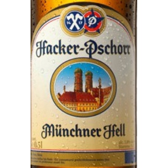 Hacker Pschorr Munchner Hell - Cerveza Alemana Helles 50cl