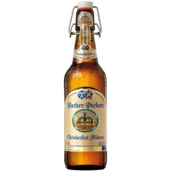 Hacker Pschorr Oktoberfestbier Marzen- Cerveza Alemana Oktoberfest 50cl