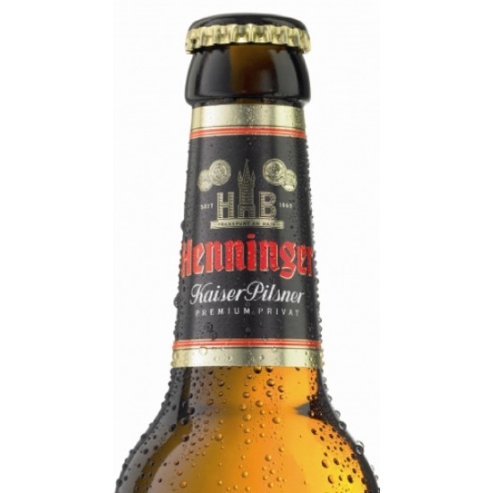 Henninger Kaiser Pils - Cerveza Alemana Pilsner 50cl