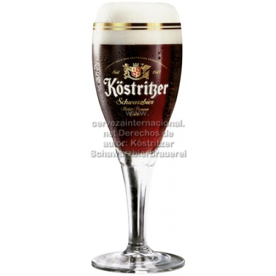 Kostritzer Schwarzbier - Cerveza Alemana Schwarzbier Negra 33cl