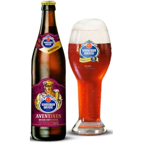 Schneider Weisse Aventinus Bock - Cerveza Alemana Trigo Doppelbock Dunkel 50cl