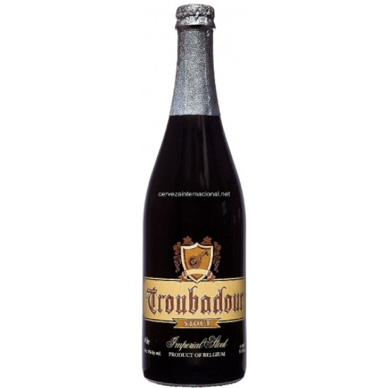 Troubadour Imperial Stout - Cerveza Belga Stout 75cl