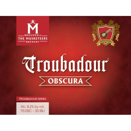 Troubadour Obscura - Cerveza Belga Ale Oscura Fuerte 33cl