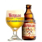 Waterloo Triple 7 Blonde - Cerveza Belga Abadia Triple 33 cl.