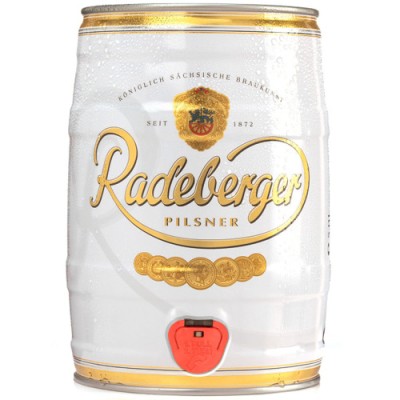 Barril de cerveza Radeberger Pils 5 litros