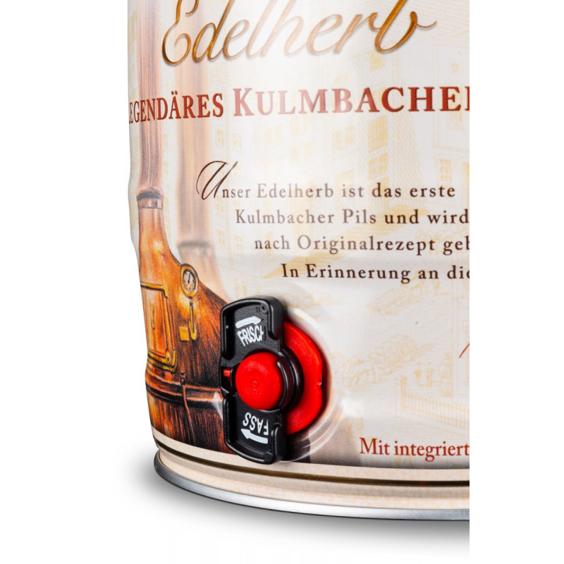 Barril de cerveza Kulmbacher Pils 5 litros