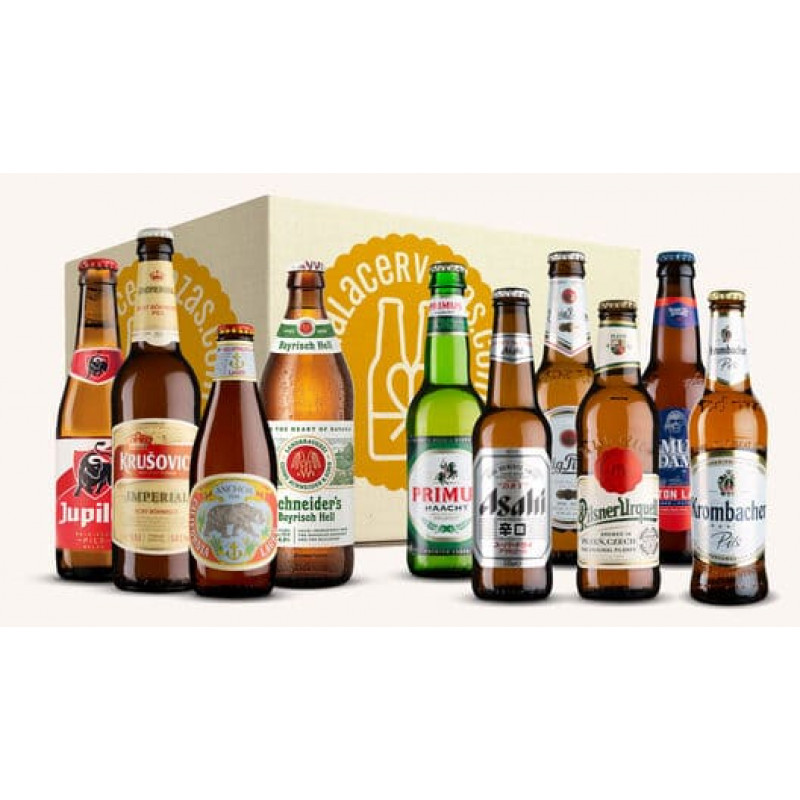 Pack "Rubias Naturales", Cervezas Lager 10 botellas Pack "Rubias Naturales", Cervezas Lager 10 botellas
